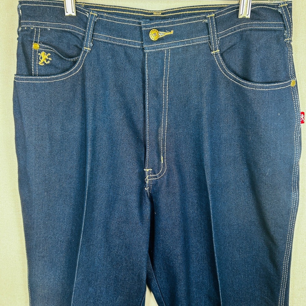 Braxton Stretch Jeans Womens‎ Size 18 Dark Wash Embroidered Dallas Texas - Picture 6 of 13